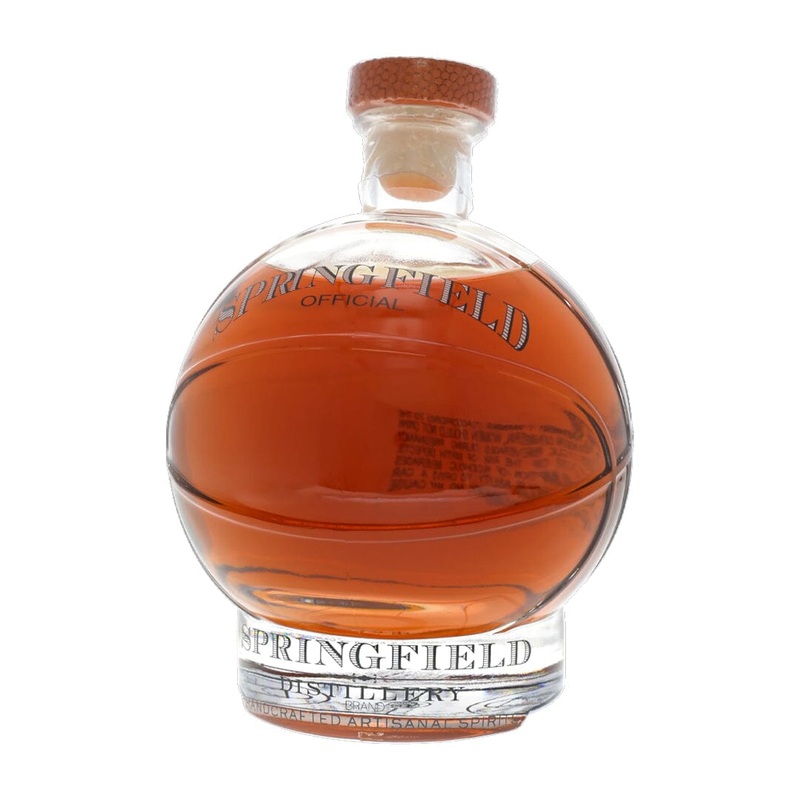 Cooperstown Springfield Distillery Basketball Decanter Bourbon Whiskey