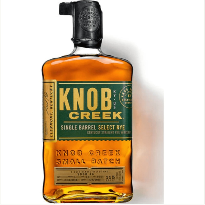 Knob Creek Single Barrel Select Rye SDBB #6 115 Proof