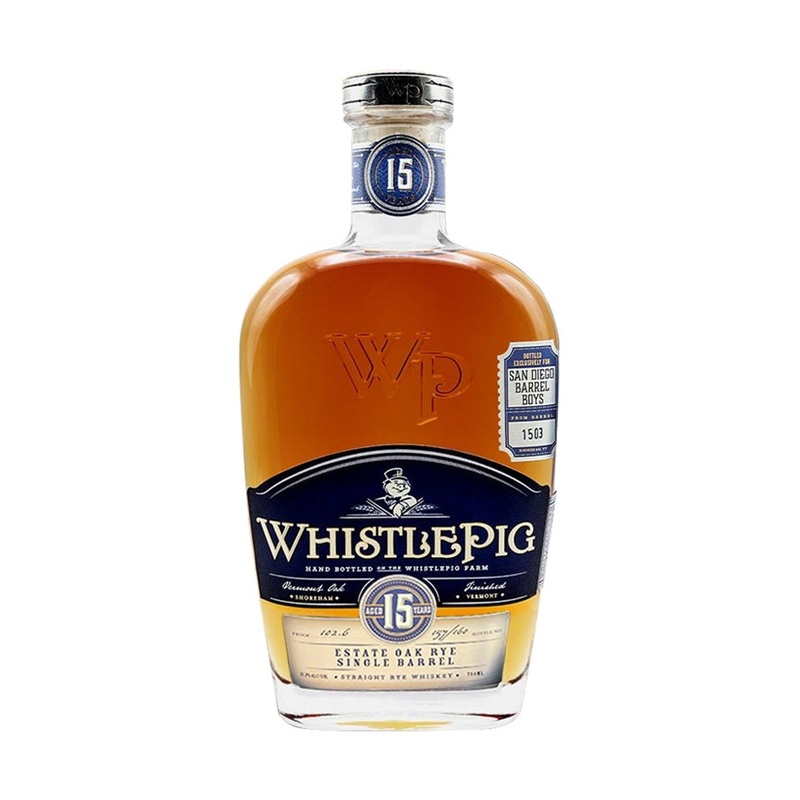WhistlePig 15 Year Estate Oak Rye SDBB Barrel Pick #1503