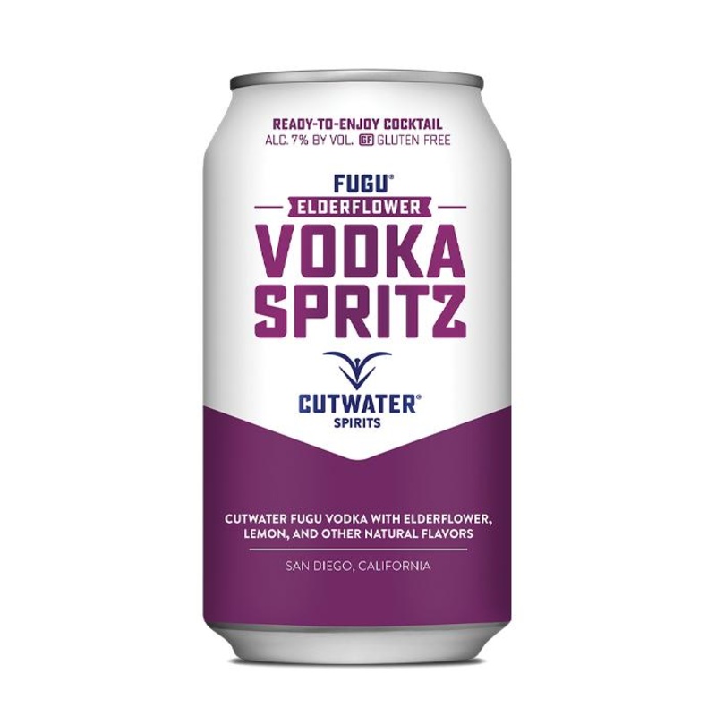 Fugu Elderflower Vodka Spritz (4 Pack – 12 Ounce Cans)