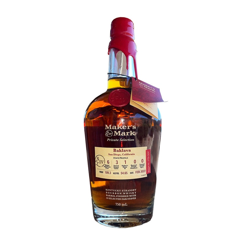 Maker’s Mark Sip Whiskey x Nestor Liquor Baklava Private Selection