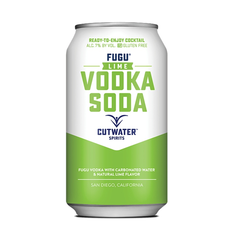 Fugu Lime Vodka Soda (4 Pack – 12 Ounce Cans)