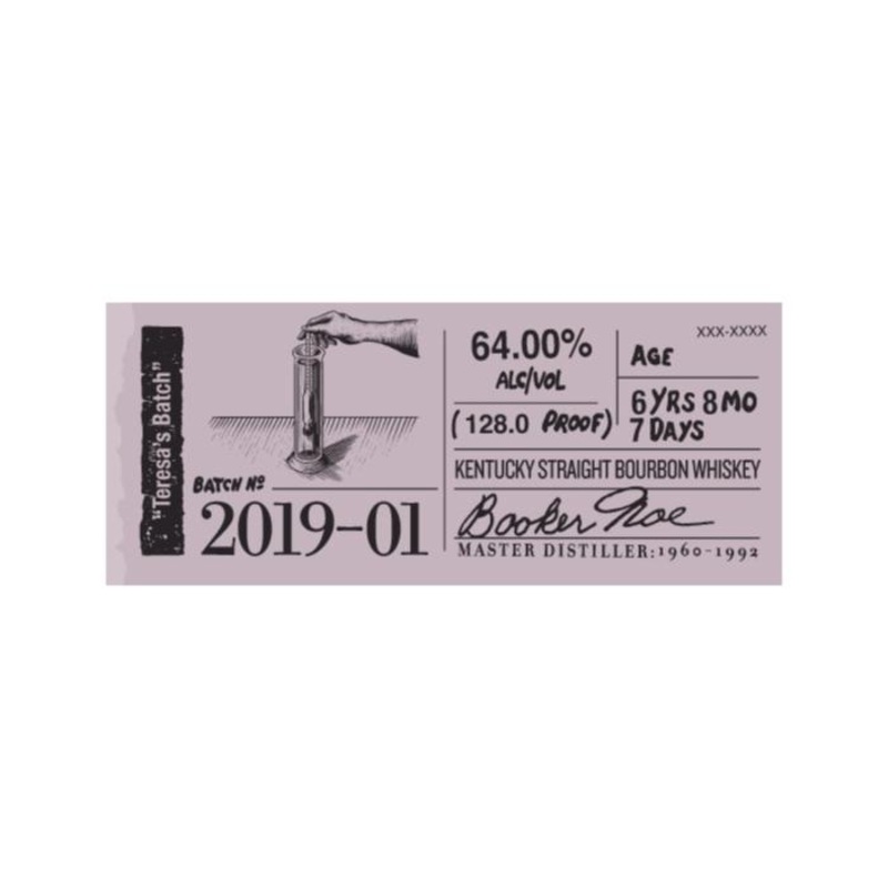 Booker’s Bourbon 2019-01 Teresa’s Batch