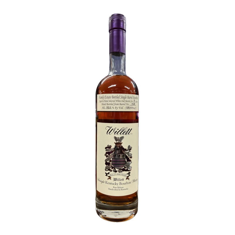 Willett Family Estate Bottled Single Barrel #7128 Bourbon 8 Years 126.4 Proof Don’t H8 The Player