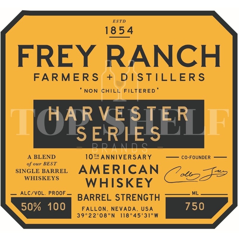 Frey Ranch Harvester Series 10th Anniversary American Whiskey