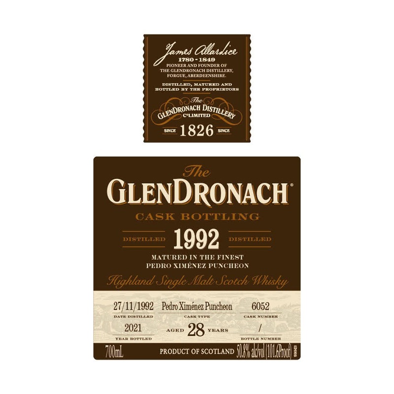 GlenDronach 28 Years Old 1992 Single Cask #6052