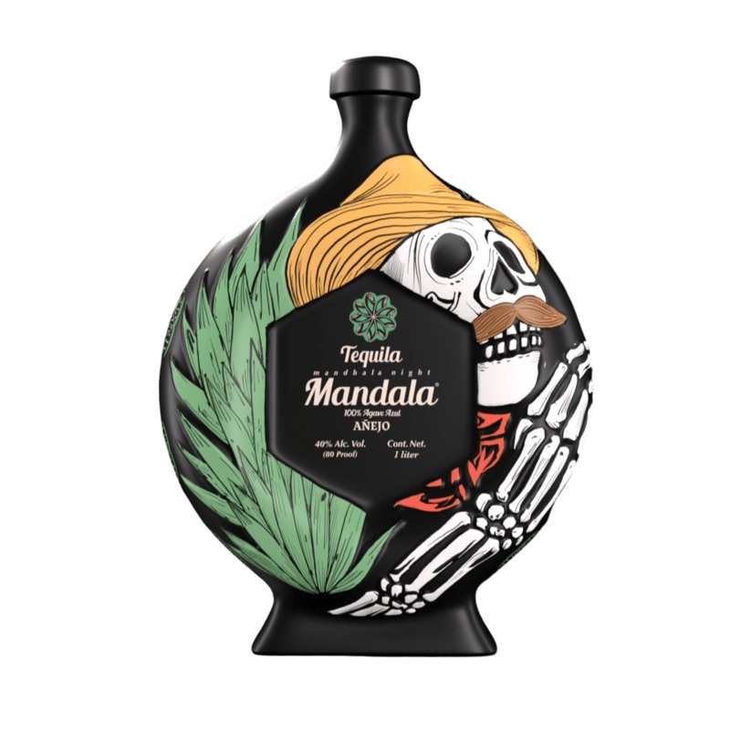 Mandala Tequila Anejo Dia De Los Muertos El Jimador 2025 Edition 1L
