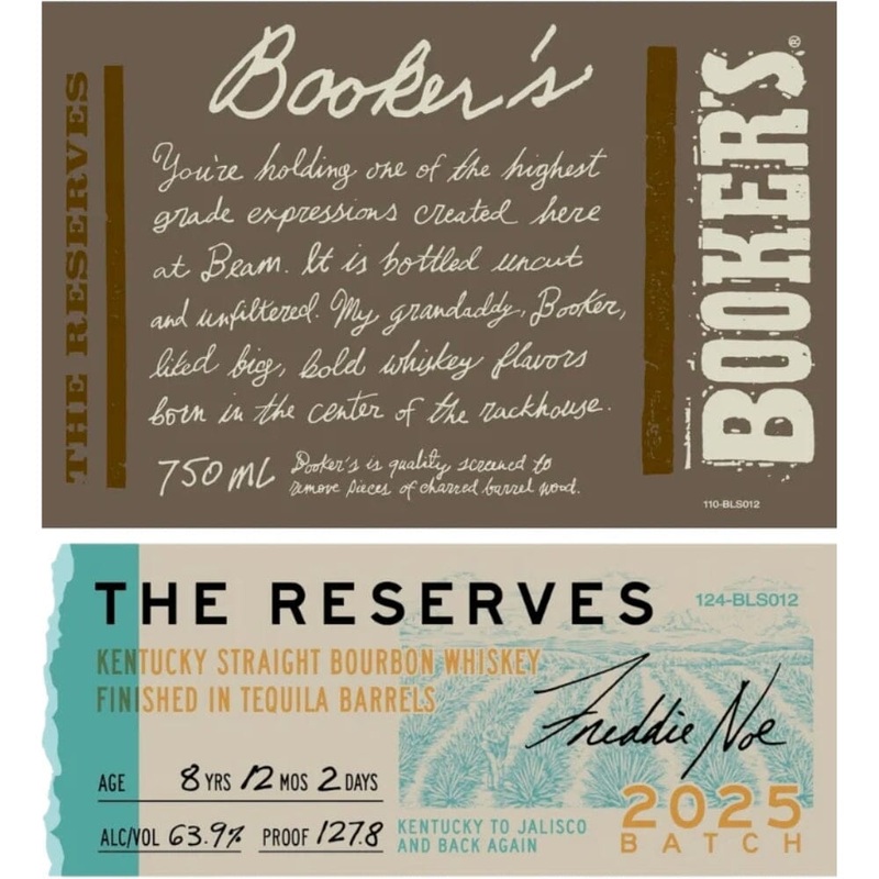 Bookers Bourbon The Reserves 2025 Batch