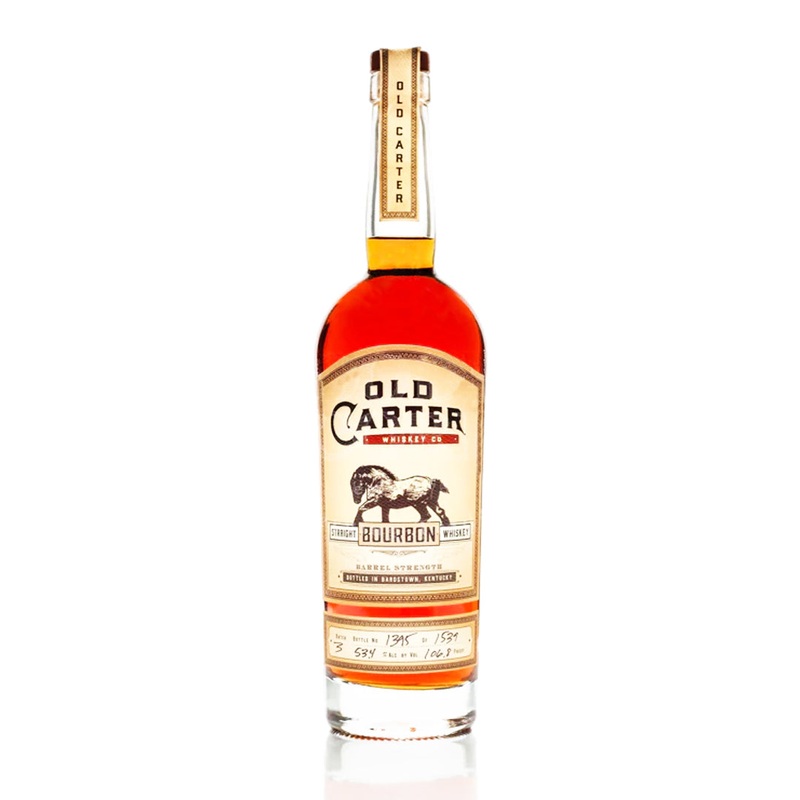 Old Carter Straight Bourbon Whiskey Barrel Strength Batch #3 106.8 Proof