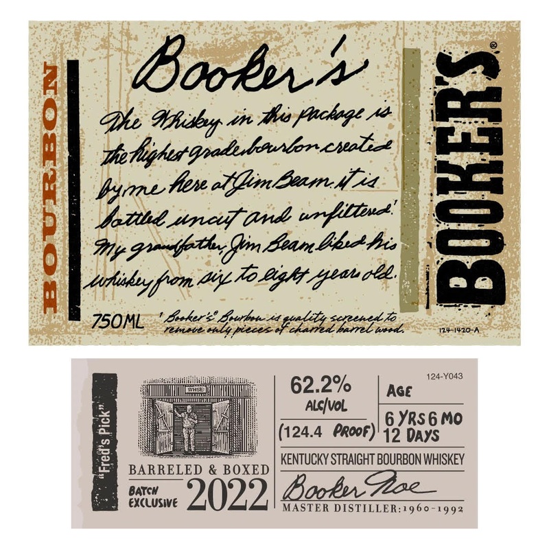 Bookers Freds Pick Barreled & Boxed 2022