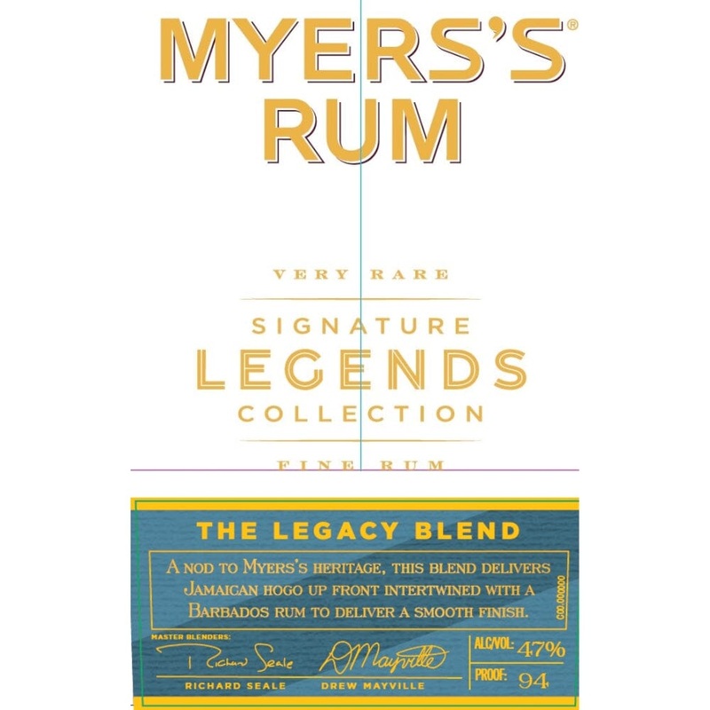 Myerss Rum Signature Legends Collection – The Legacy Blend
