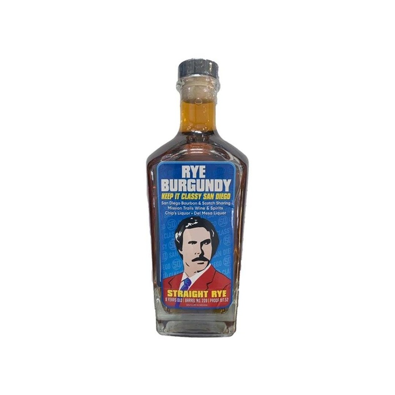 Nashville Barrel Company Single Barrel Select Rye Whiskey Rye Burgundy