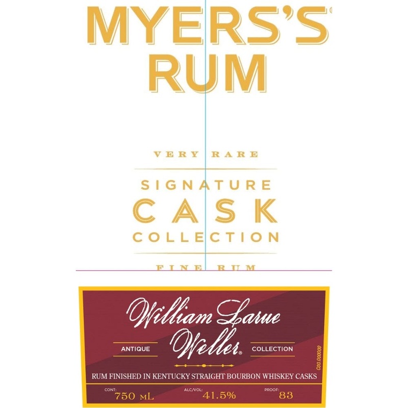 Myerss Rum Signature Cask Collection – William Larue Weller Barrel Finished