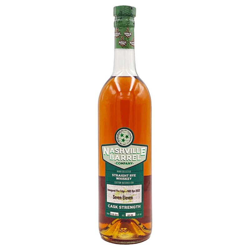Nashville Barrel Company Seven Eleven Cask Strength Rye Whiskey