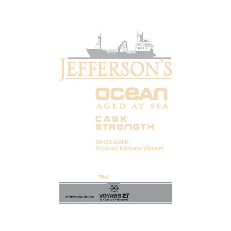 Jefferson’s Ocean Cask Strength Aged At Sea Voyage 27