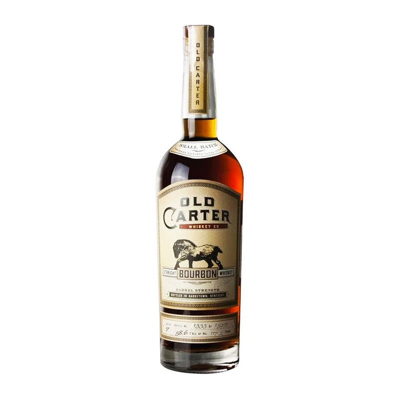 Old Carter Straight Bourbon Whiskey Barrel Strength Small Batch #7 117.2 Proof