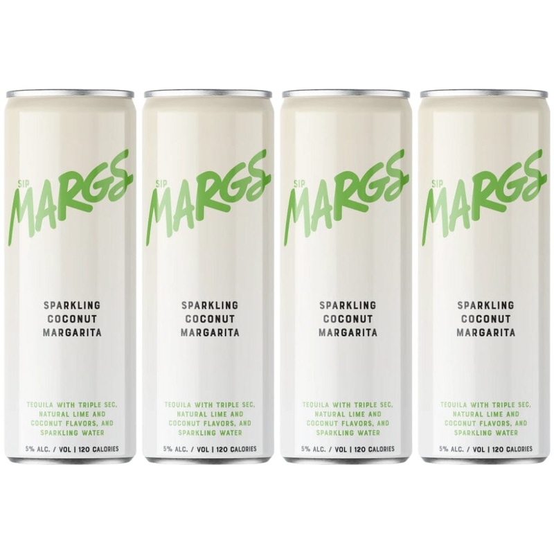SipMARGS Coconut Margarita 4PK