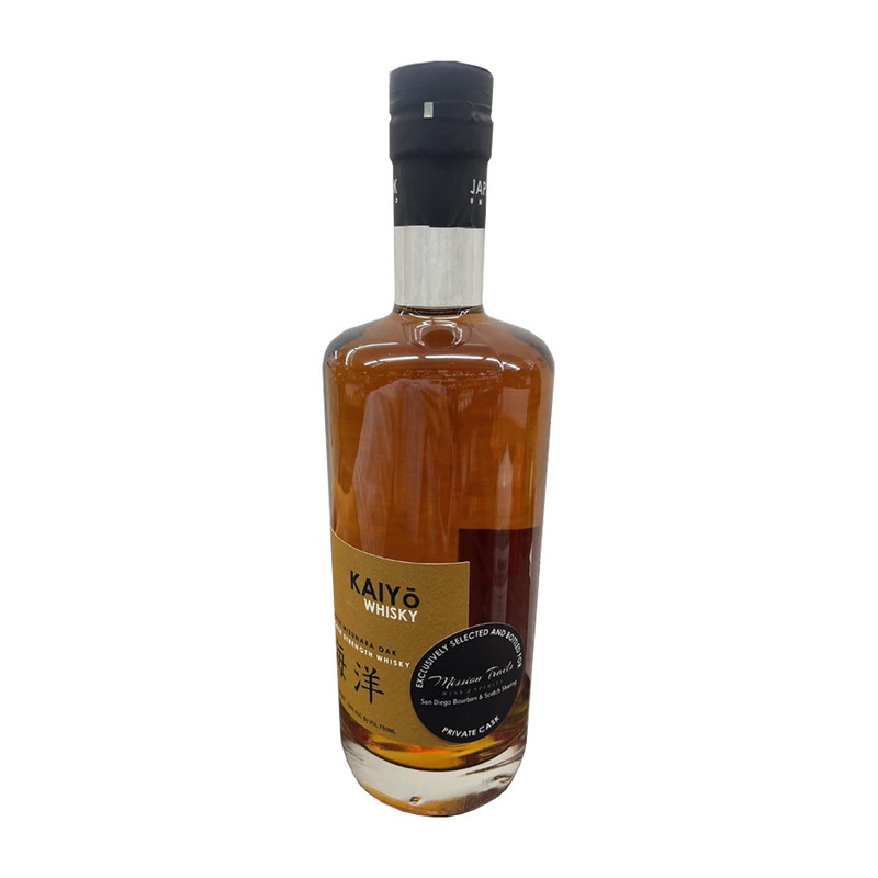 Kaiyo Japanese Mizunara Oak Single Cask Strength Whisky 112 Proof  Kaiyo-Sham-Bo Selected by Mission Trails Wine & Spirits x San Diego Bourbon & Scotch Sharing