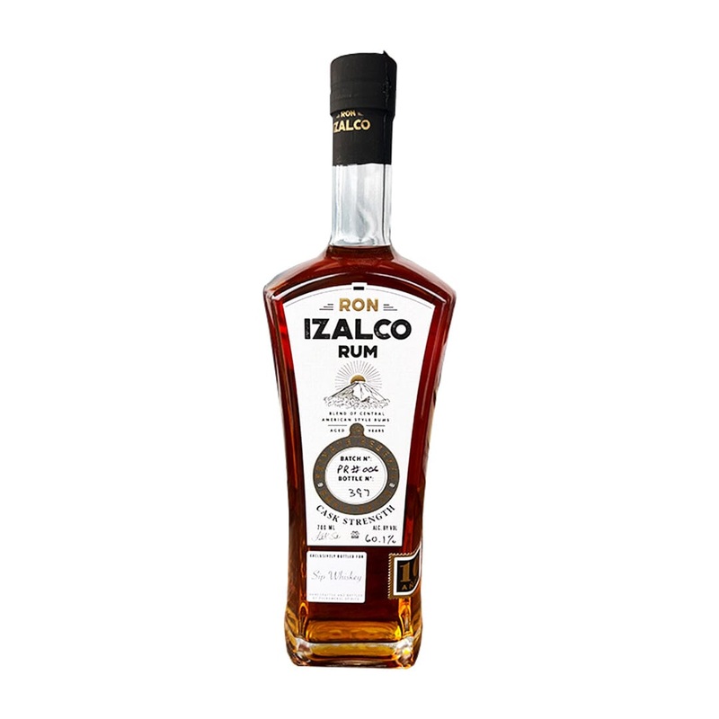 Ron Izalco Sip Whiskey Exclusive 10 Year Old Private Reserve 120.2 Proof Cask Strength Rum