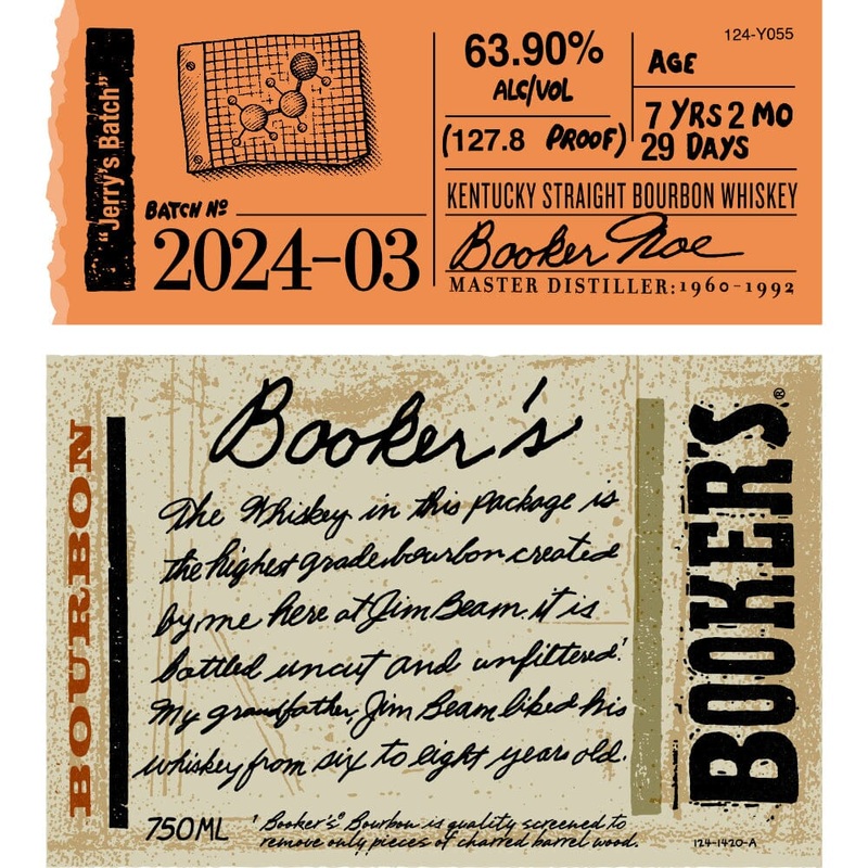 Booker’s Bourbon Jerrys Batch 2024-03