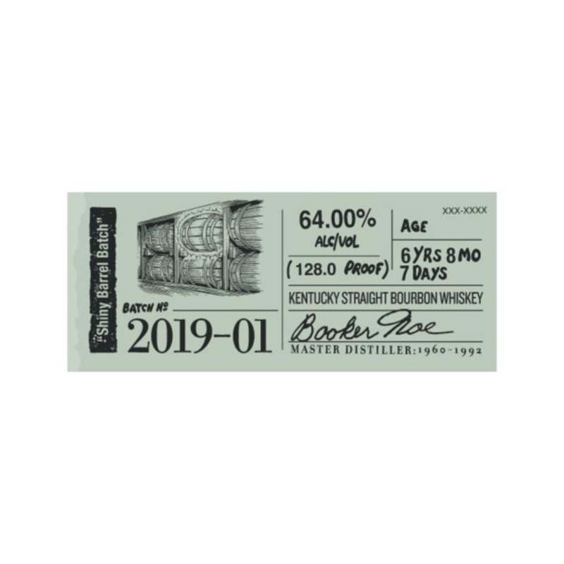Booker’s Bourbon 2019-02 Shiny Barrel Batch