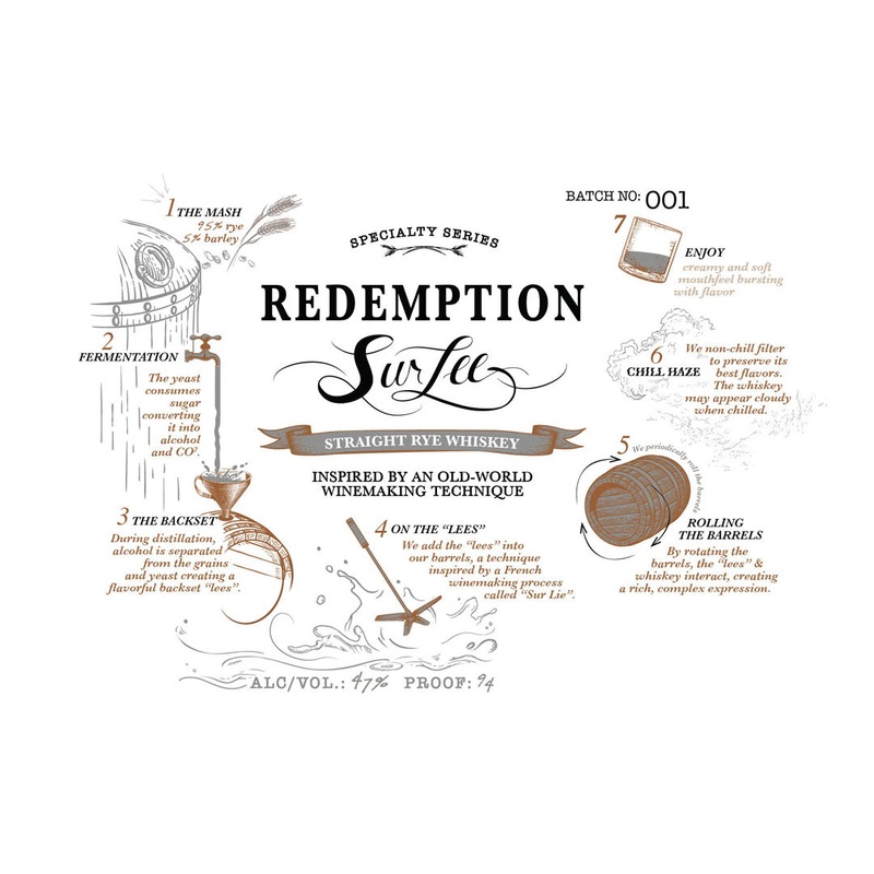 Redemption Sur Lee Rye Whiskey