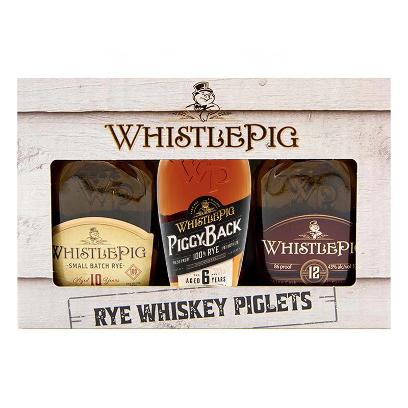 WhistlePig Rye Whiskey Piglets Flight Gift Set
