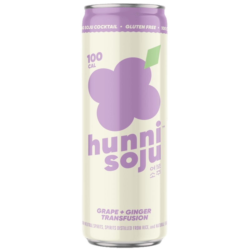 HUNNI SOJU Grape & Ginger Sparkling Soju