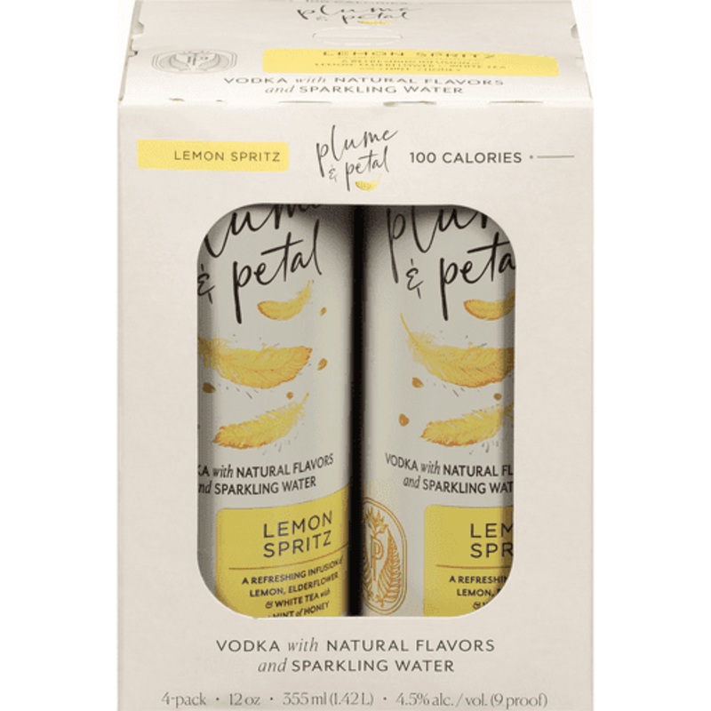 PLUME & PETAL Lemon Spritz 4pk