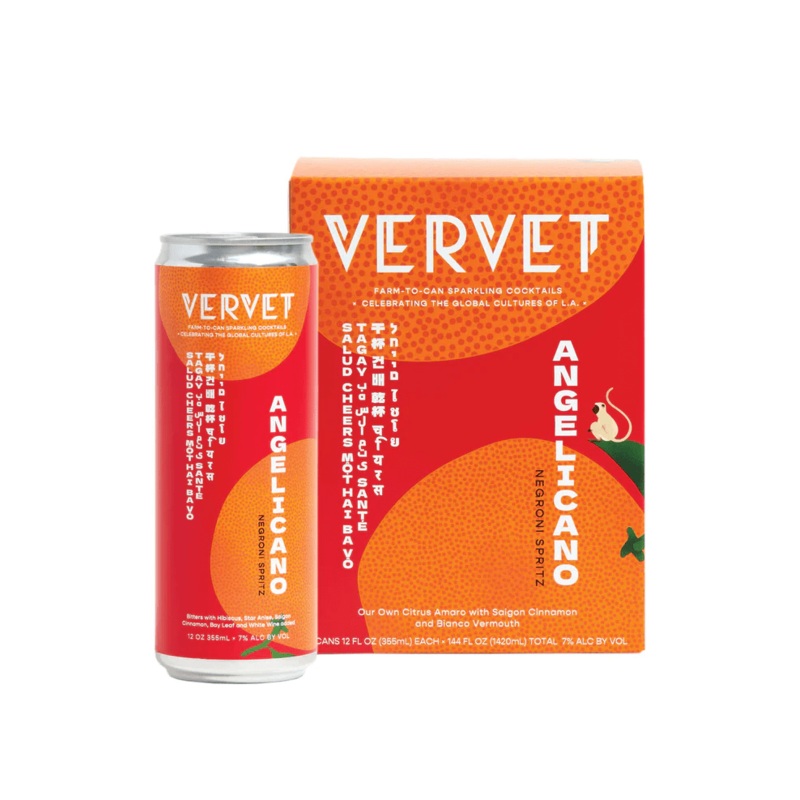 VERVET COCKTAILS Negroni Spritz Angelicano 4pk