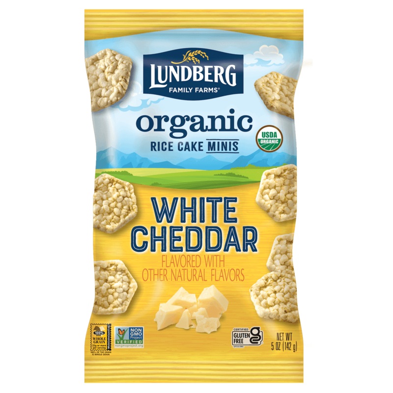 LUNDBERG FAMILY FARMS Organic White Cheddar Rice Cake Minis