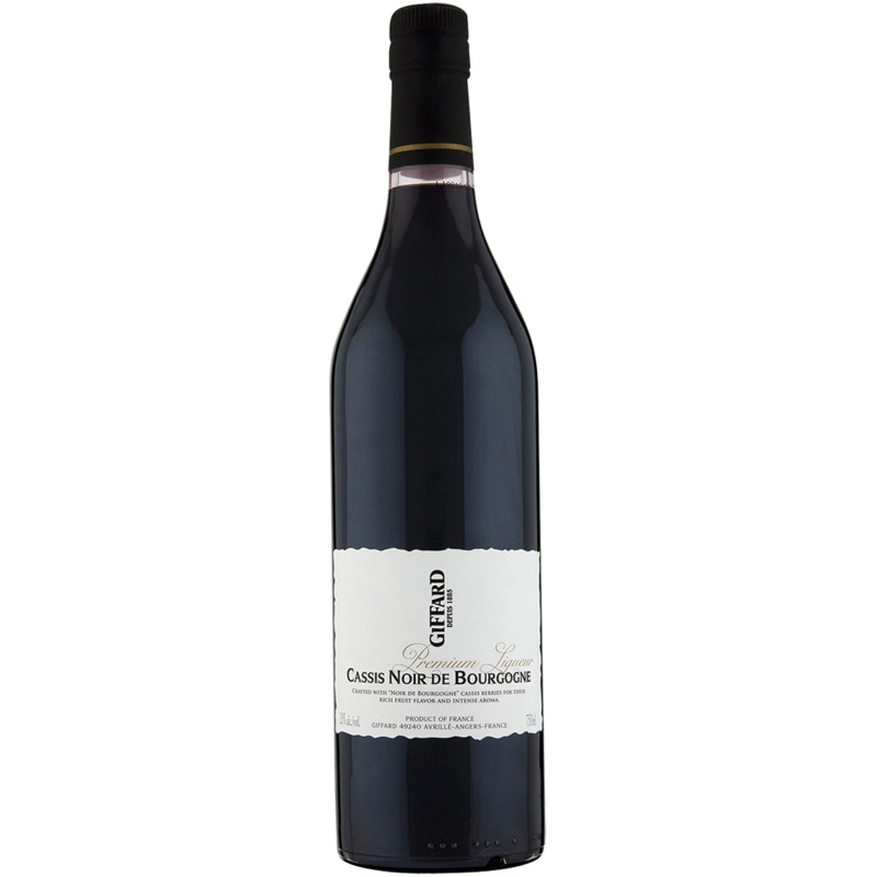 GIFFARD Cassis Noir de Bourgogne Premium Liqueur