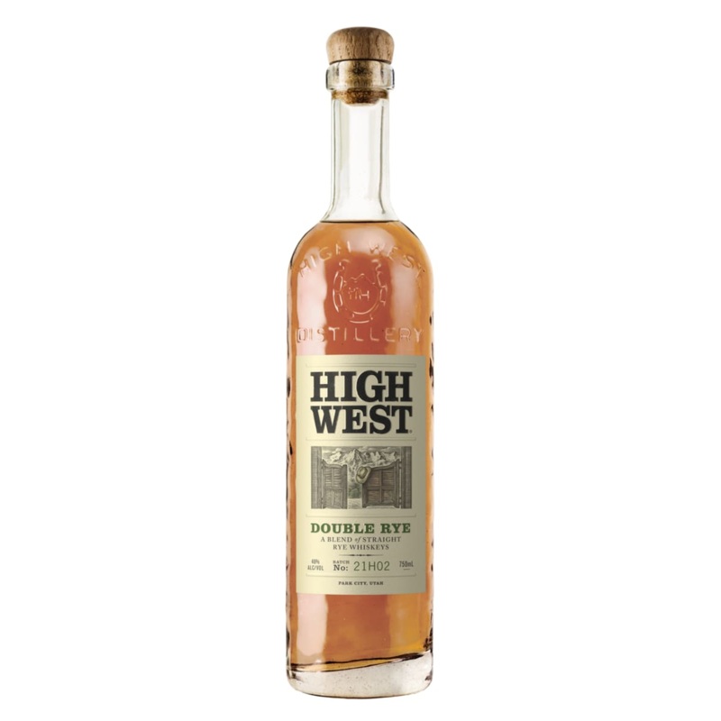 HIGH WEST DISTILLERY Double Rye Whiskey