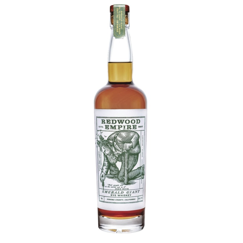 REDWOOD EMPIRE Emerald Giant American Rye Whiskey