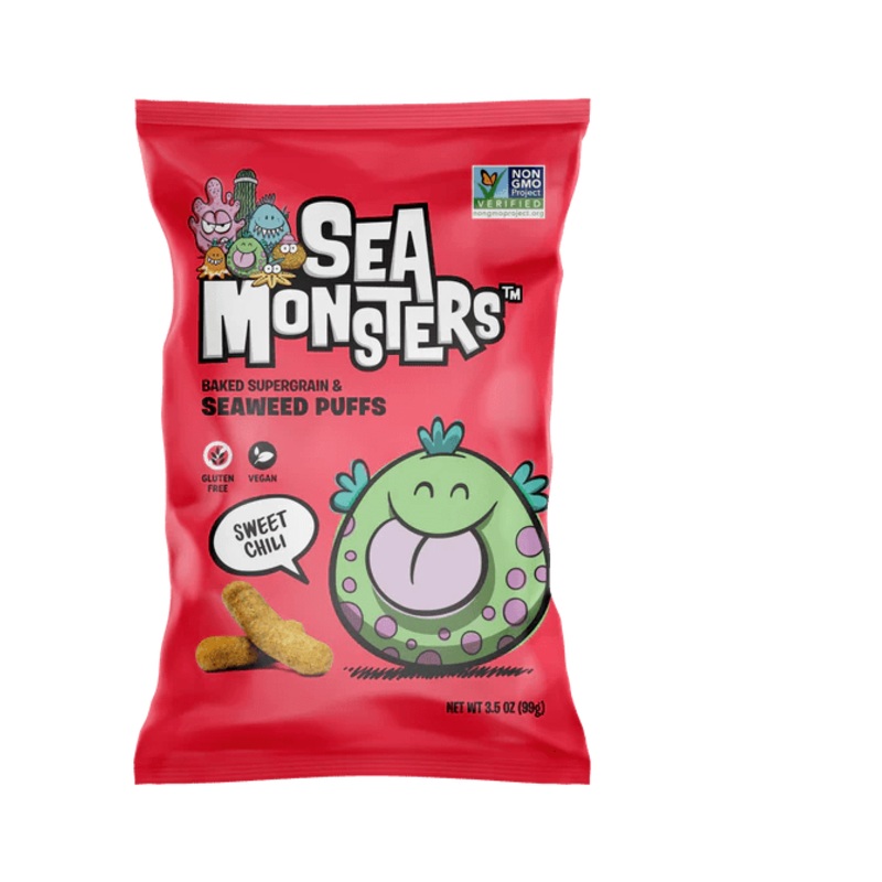 SEA MONSTERS Seaweed Puffs Sweet Chili