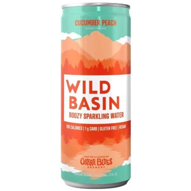 WILD BASIN Hard Seltzer Cucumber Peach
