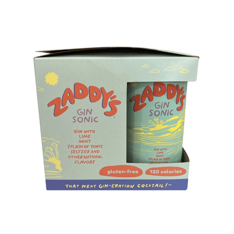 ZADDY’S GIN Gin Sonic 4PK