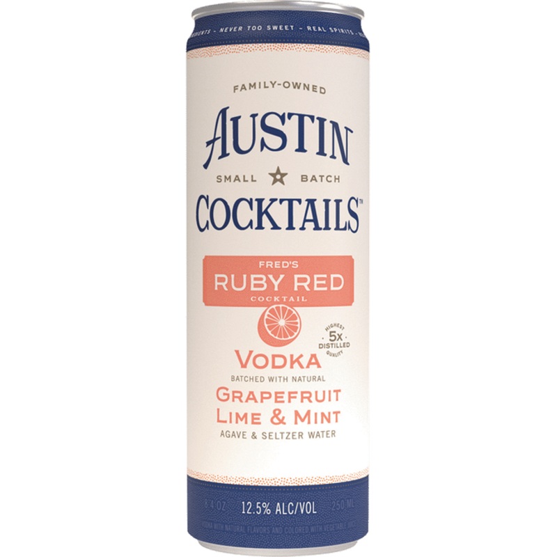 AUSTIN COCKTAILS Rudy Red Grapefruit Vodka