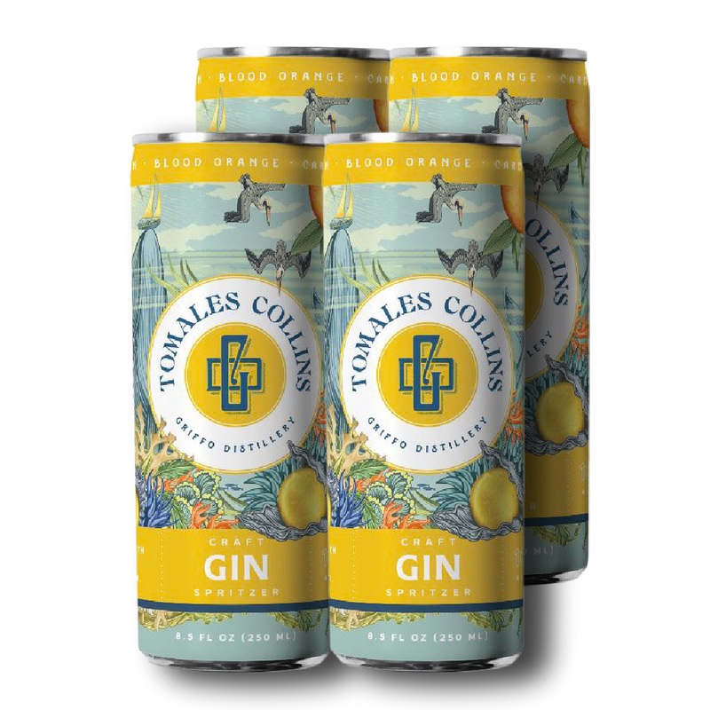 GRIFFO DISTILLERY Tomales Collins Gin Cocktail 4PK