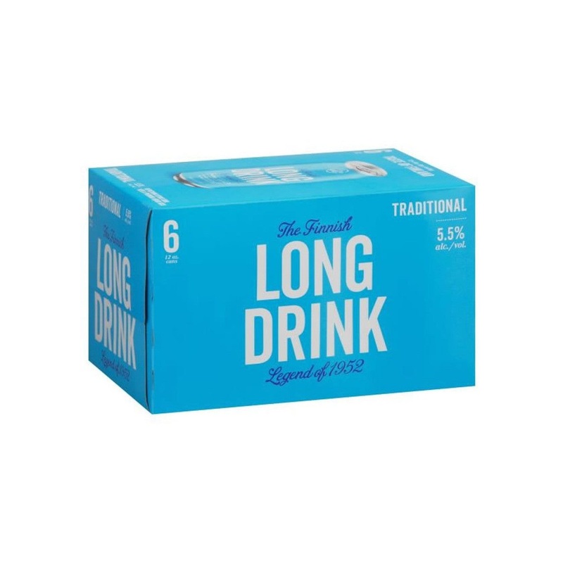 LONG DRINK Traditional Citrus Cocktail 6PK