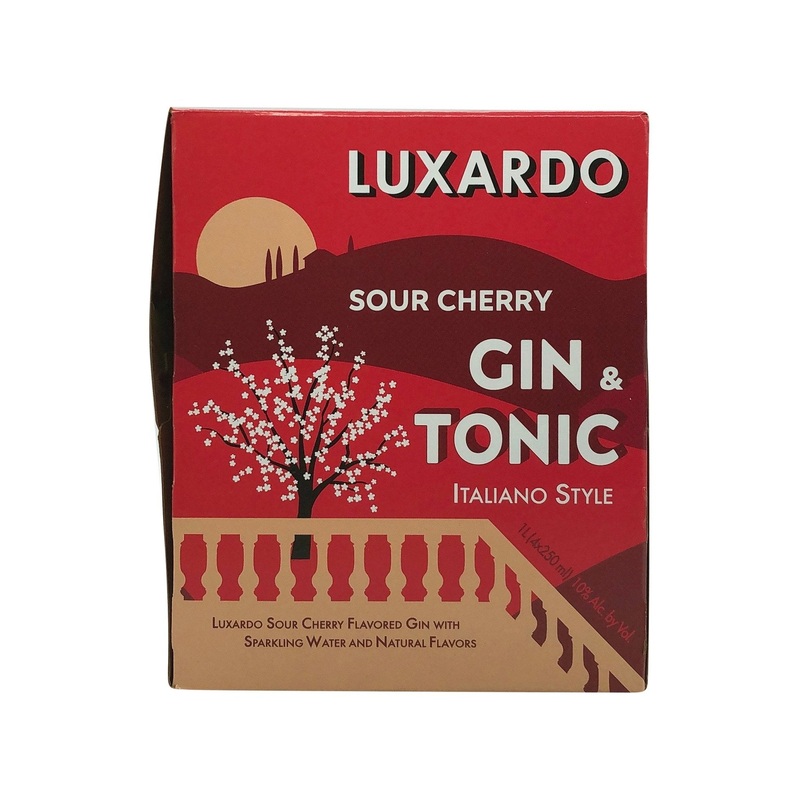 LUXARDO Sour Cherry Gin & Tonic 4PK