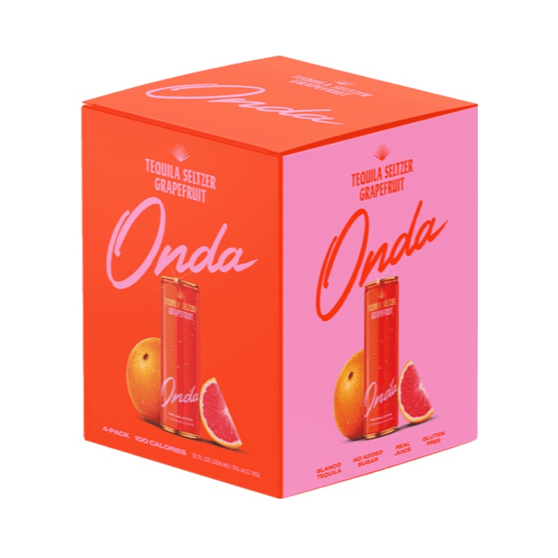 ONDA TEQUILA SELTZER Grapefruit 4PK