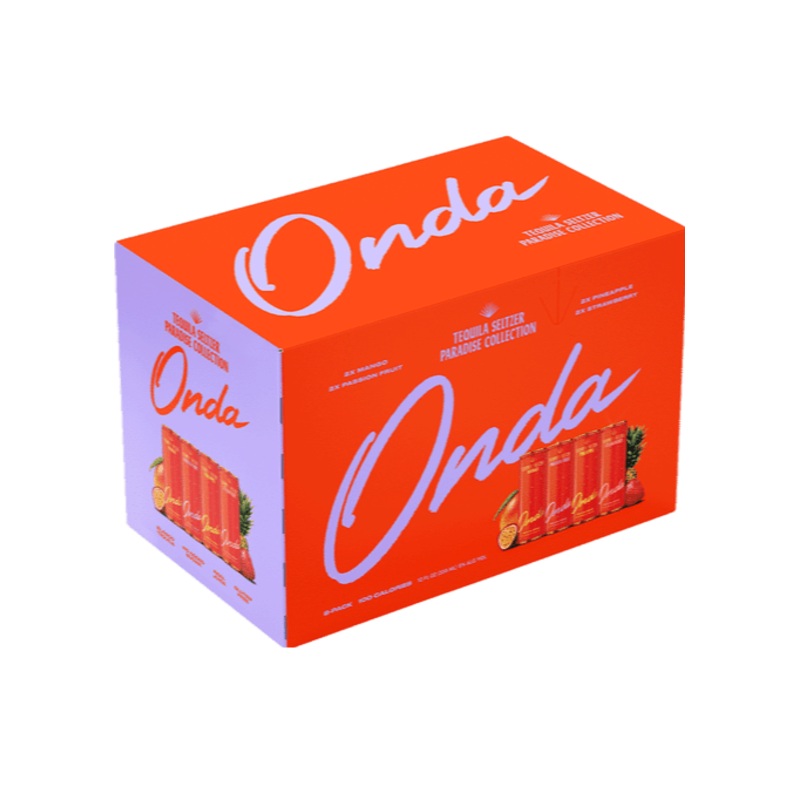 ONDA TEQUILA SELTZER Variety Pack Paradiso 8PK