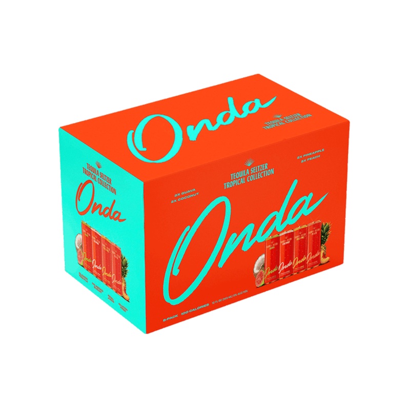 ONDA TEQUILA SELTZER Variety Pack Tropical 8PK