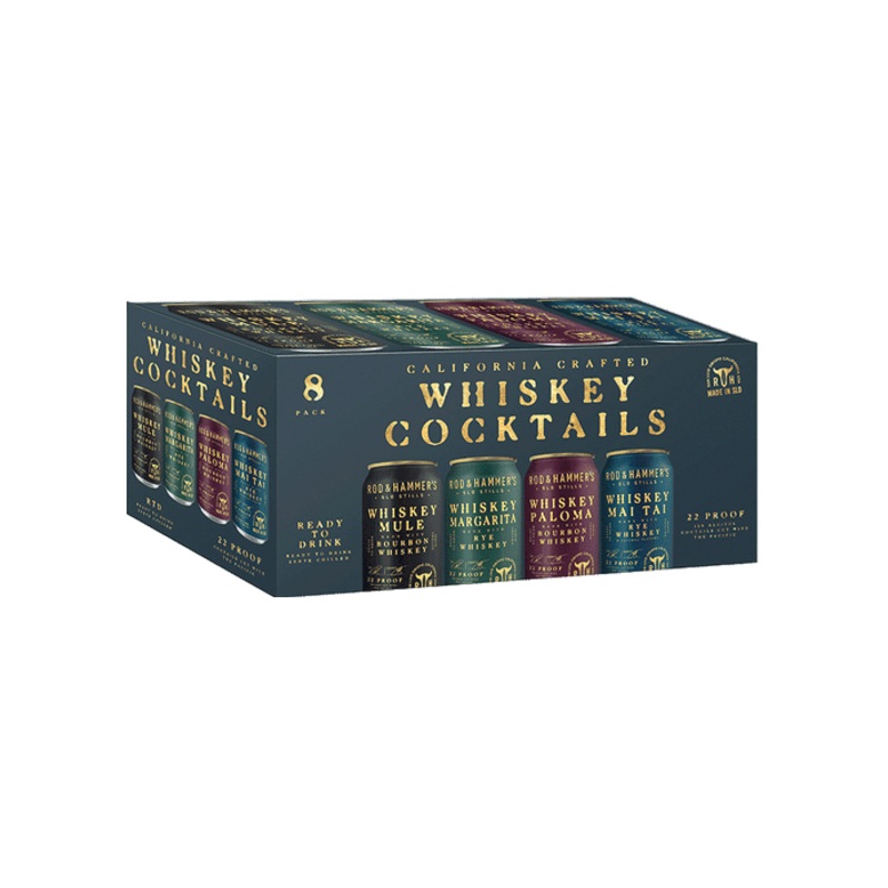 ROD & HAMMER Rod & Hammer Whiskey Cocktails Variety Pack