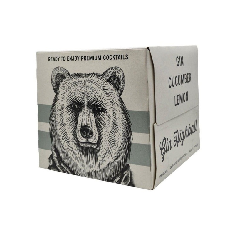 SALT POINT Cucumber Lemon Gin Highball 4PK