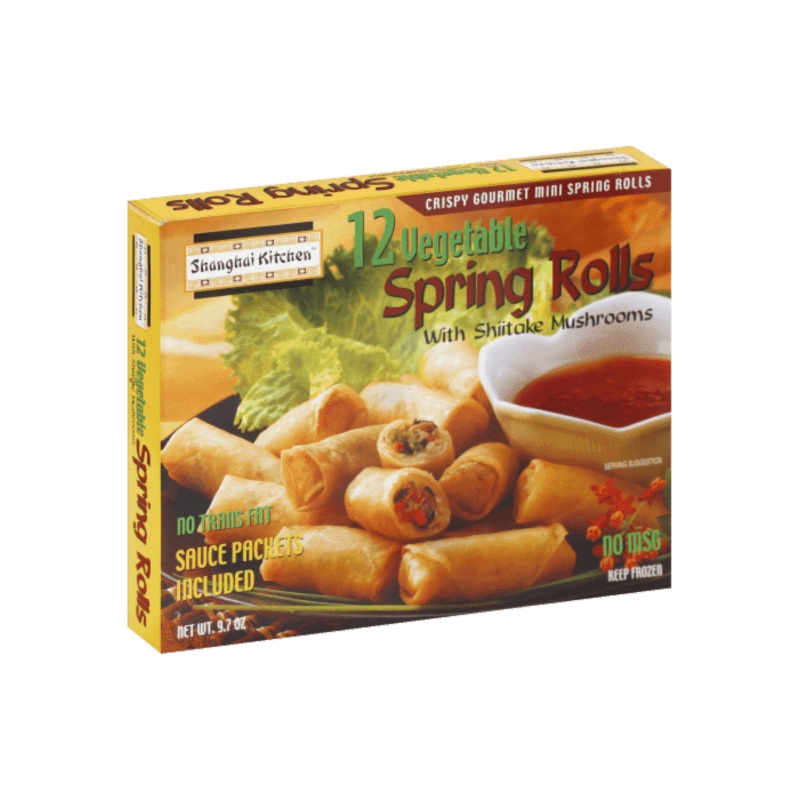 SHANGHAI KITCHEN Vegetable Spring Rolls 12pc