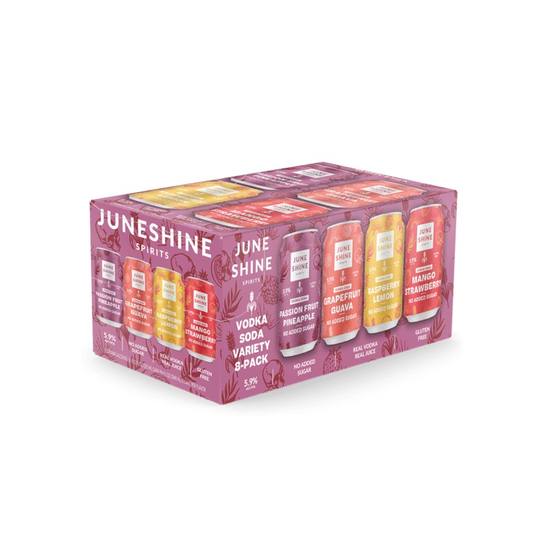 JUNESHINE Vodka Soda Variety Pack