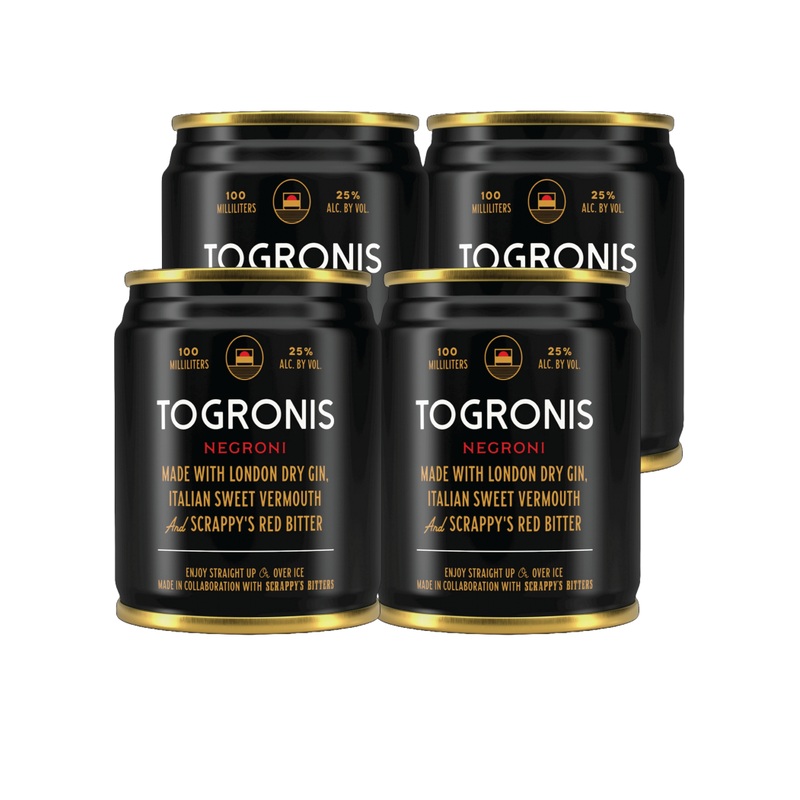 TOGRONIS Craft Negroni 4 Pack