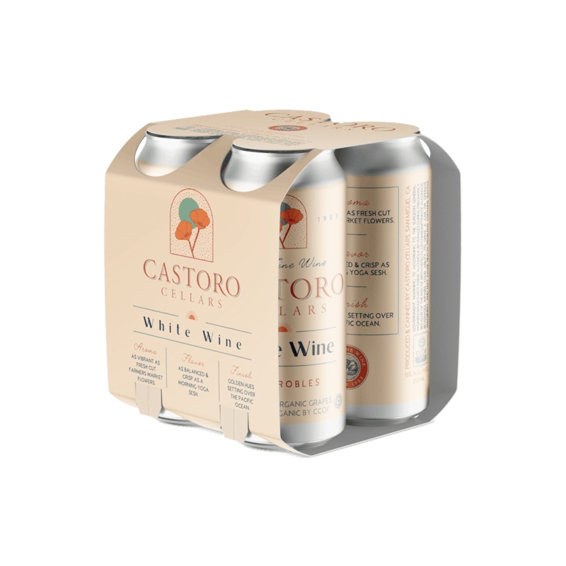 CASTORO CELLARS White Blend NV 4 Pack